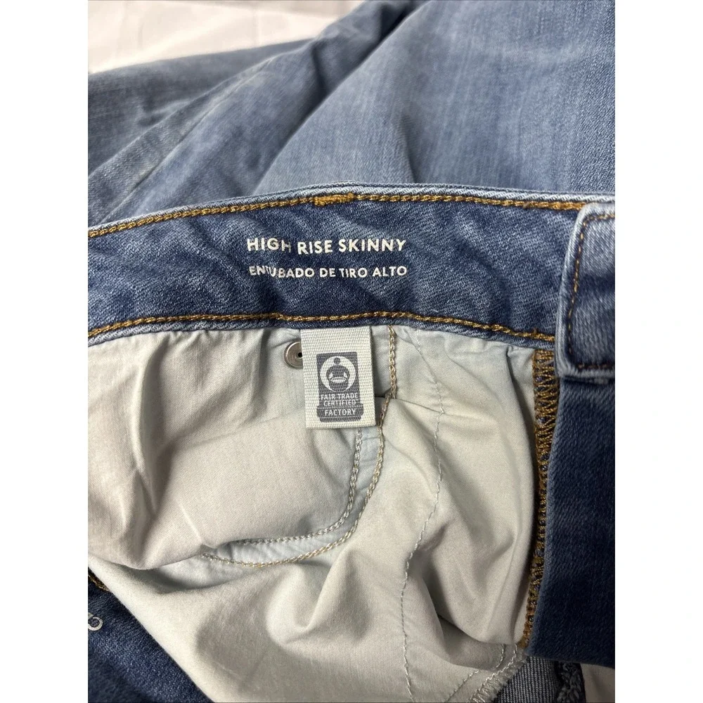 Universal Thread Distressed High Rise Skinny Jeans Blue Women 18/34R 38x28.5